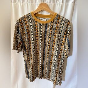 PacSun Multicolor Patterned Shirt Medium Unisex